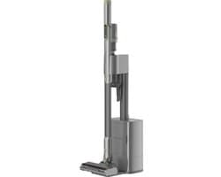 Bezemstofzuiger met leegmaakvoetje - ARTHUR MARTIN - AMAB148 – 200 W – 40 min. accuduur – 80 AW – Grijs