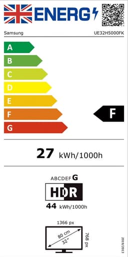 Samsung UE32H5000FKXXU - 32 inch - HD Ready LED - 2025 - Buitenlands model — thumbnail 2