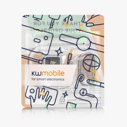 kwmobile Earphones Case for JBL Tune Flex 2 Case - Clear TPU Silicone Earbuds Cover - Transparent — thumbnail 3