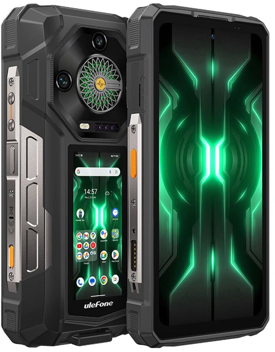 Ulefone Armor 33 Pro 17,6 cm (6.95") Dual SIM Android 14 5G USB Type-C 16 GB 512 GB 25500 mAh Zwart — afbeelding 1
