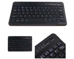 Elementkey V06 Bluetooth 3.0 Toetsenbord 7 inch - Oplaadbaar - Geschikt voor iOS/Android/Windows - Smart TV - Tablet - Computers - Laptop