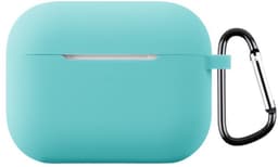 Telestore - hoesje geschikt voor AirPods Pro 3 soft case cover - mint groen - TPU hoesje Beschermhoes - AirPods Pro 3 Cover - AirPods Pro 3 hoesje - Geschikt voor Apple AirPods Pro 3 - gel hoesje met sleutelhanger — thumbnail 1