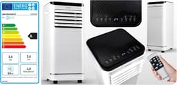 Mobiele airco 9000 BTU 4-in-1 met ventilator en ontvochtiger - Energiezuinig en slim — thumbnail 7