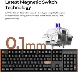 Keychron K10 HE toetsenbord special edition wit/hout Magnetic Nebula switch — thumbnail 4