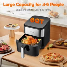 Heteluchtfriteuse 8-in-1 met Grote Oven en Vooraf Ingestelde Functies — thumbnail 2
