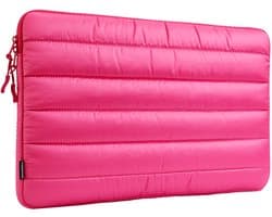 imoshion Puffer Laptop Sleeve - Laptop Hoes geschikt voor 13 / 13.3 / 13.6 / 14 / 14.2 inch - Hot Pink