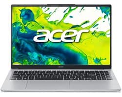 Acer Aspire Lite AL15-54P-5475 Intel Core Ultra 5 115U Laptop 39,6 cm (15.6") Full HD 16 GB LPDDR5-SDRAM 512 GB SSD Wi-Fi 6 (802.11ax) Windows 11 Home US International Zilver
