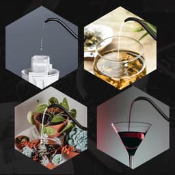 Roestvrijstalen filterkoffiezetapparaat met smalle uitloop-geschikt voor thuis, op kantoor, in de bar en het restaurant-250 ml-16 x 7,3 cm-Zwart — thumbnail 3