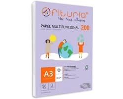 50 Vel Wit A3 Papier 200g – Multifunctioneel Kopieerpapier voor Huis, Kantoor en Schoolgebruik