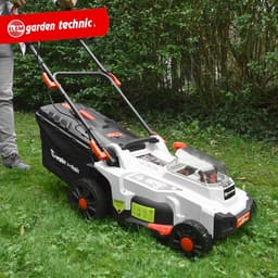 Draadloze Grasmaaier 40V (2x20V) Inclusief 2 Accu's & Oplader - 37cm Maaibreedte — thumbnail 5