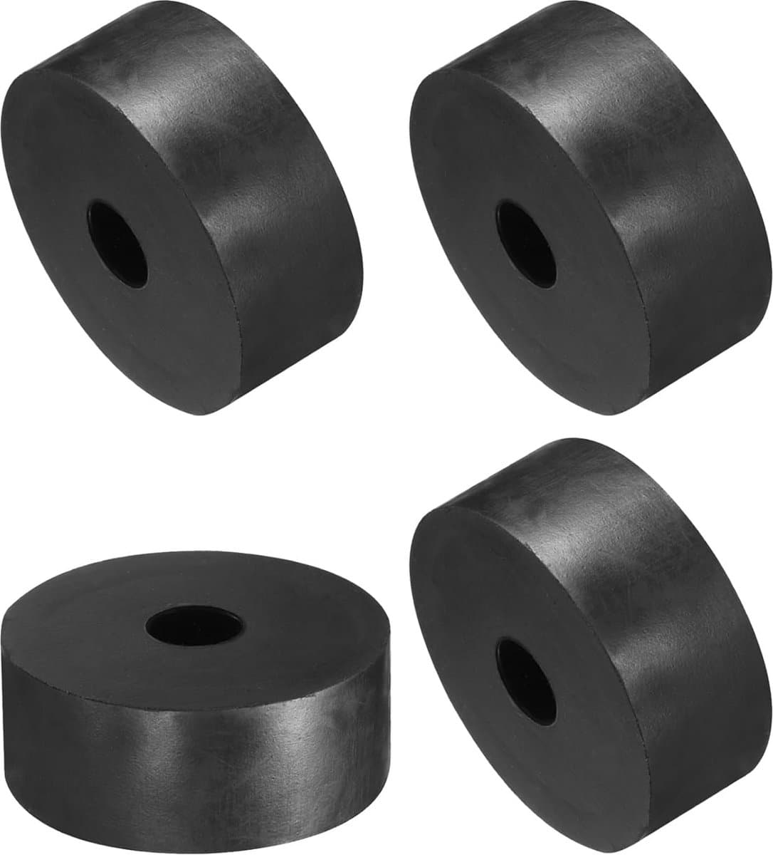 Set van 4 Ronde Rubberen Afstandhouders - Anti-Trilling en Schokabsorptie — afbeelding 1
