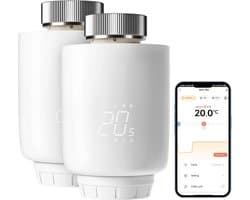 Slimme WiFi Thermostaat - Programmeerbaar voor Vloerverwarming en Radiatoren