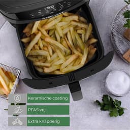 Airfryer XXL Hetelucht Frituurpan 6,5 Liter met Keramische Coating — thumbnail 6
