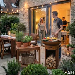 Plancha BBQ – ASH - Ember - Plancha barbecue met grillring – Vuurschaal & Plancha bakken — thumbnail 4