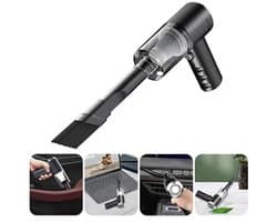 Autostofzuiger Draadloze handheld drie-in-één stofzuiger - Mini draagbare, USB snoerloze, oplaadbare mini-stofzuiger Geschikt voor auto's, huizen en kantoren