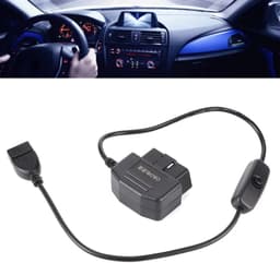 18.7in II Power Kabel - 2 naar USB Oplader Kabel - Dash Cam Hardwire Kit met 16Pin Connector voor Auto GPS DVR Dash Camera — thumbnail 5