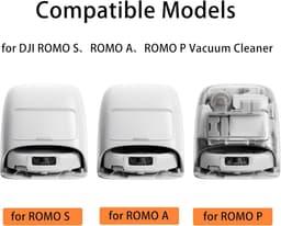 15 stuks vervangende accessoires - geschikt voor DJI ROMO S - ROMO A - ROMO P robotstofzuiger - 6 zijborstels - 4 HEPA-filter - 4 dweilpads - 1 reinigingsgereedschap — thumbnail 4