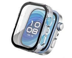 Screen protector - Geschikt voor Huawei Watch Fit 4 Pro - Full Cover Hard Case / Beschermend Hoesje - Transparant