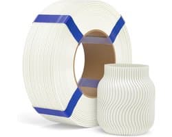PLA Refill Filament 1.75mm Wit 1kg - 3D Printer Materiaal zonder Spoel