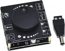 Bluetooth 5.0 20W Stereo Eindversterker - Mobiele Controle via APP, 12V/24V Digitale Versterker Module — thumbnail 1