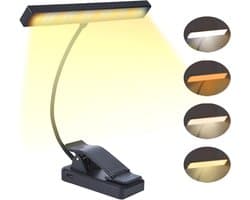 Leeslamp met klem en USB-oplaadbaar ontwerp - Perfect voor nachtlezen en kantoorgebruik