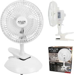 Tafelventilator met Clip en Basis - Compacte Oscillerende Mini-Ventilator - 15 cm Diameter - Draagbaar en Krachtig — thumbnail 2