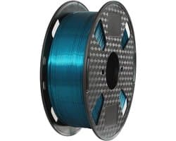 Teal Blauw Zijde PLA Filament 1.75 mm voor 3D Printen - 1KG Spoel