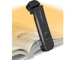 Draagbare LED Leeslamp met Clip - Perfect voor Thuis en Tijdens Reizen