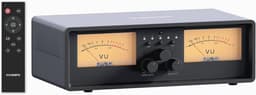 VU Meter luidsprekerversterker met afstandsbediening en DB-paneelweergave — thumbnail 1