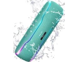 Draagbare Bluetooth luidspreker - IPX7 waterdicht, met kleurrijke lichten en krachtige bas, 24 uur batterij