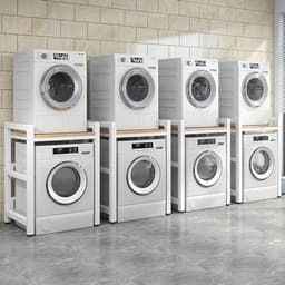 Ruimtebesparende Wasmachine- en Droogkast met Verstelbare Hoogte — thumbnail 5