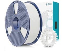 Upgrade 3D Printer Filament 1.75 mm PLA Plus - Sterk en Robuust, Wit, 1KG