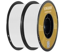 Nauwkeurig 1,75 mm PLA-filament voor 3D-printer - 1 kg spoel, zwart