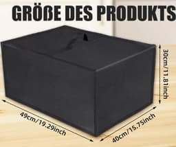 Airfryer stofkap accessoire: Geschikt voor Ninja AF400EUCP/AF400EU/AF451EU/AF300EU heteluchtfriteuse stofkap, afmeting 49x40x30 cm. — thumbnail 5