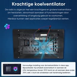 Awesafe 9 Inch Autoradio - Geschikt Voor Fiat Panda 2003 t/m 2012 - Draadloos Apple CarPlay Android Auto - Ram 1GB+ Rom 32GB - Autoradio met navigatie GPS - Radio Scherm - 2003 2004 2005 2006 2007 2008 2009 2010 2011 — thumbnail 2