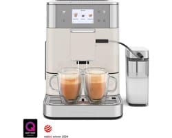 KitchenAid Volautomatische Espressomachine KF7 - 20+ recepten en melkopschuimer - 2 kopjes tegelijk vullen - Wit