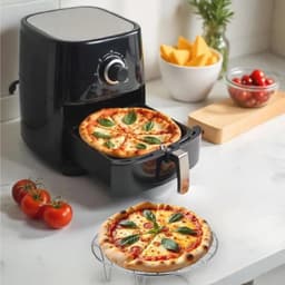 Ronde Grill voor Heteluchtfriteuse - 17,5 x 17,5 x 2,5 cm - Roestvrijstalen Accessoires — thumbnail 14