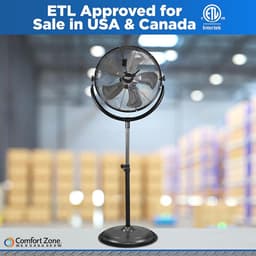 Industriële Ventilator met 3 Snelheden en Verstelbare Helling - 50,8 cm — thumbnail 4