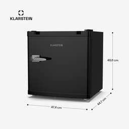 Klarstein Irene retro Mini Vriezer, 31 L, Temperatuurbereik -24 °C tot 10 °C, Energieklasse C, Stil 38 dB, Compact design, Mini Koel-/Vrieskast - Diepvrieskast - 4-Sterren - Verstelbaar - Freezer - Vrieskast Klein — thumbnail 9