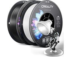 PETG Filament 1.75mm 2kg Zwart + Wit – Hoge Precisie, Geurloos en Vochtbestendig voor 3D Printen