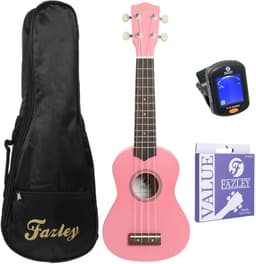 Sopraan Ukulele - Complete Starterset - Voor Beginners - Linde Body - Incl. Tas, Tuner, Draagriem, Standaard & Extra Snaren - Naturel — thumbnail 1