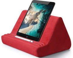 Tablet Kussen standaard met pocket - Multi-hoek Boekenstandaard voor lezen - Ideaal voor iPad, E-reader en Telefoon