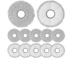 PromoHome 12x microvezel wisdoeken geschikt voor Dreame L10 Ultra/ L10S Pro/ L10S Ultra/ L10S Pro Ultra Heat/ L20 L30 L40 L50 Ultra/ X30 X40 X50 Ultra