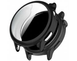 Screenprotector case - geschikt voor Garmin Vivoactive 6 - flexibel en zacht - TPU full cover hoesje - volledige bescherming - zwart