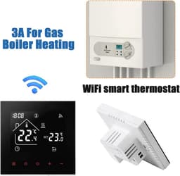 Slimme Thermostaat voor Vloerverwarming Boiler met Wifi en LED Touchscreen Bediening — thumbnail 5