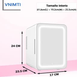 Mini Koelkast - Minibar - Skincare Fridge - Wit — thumbnail 3