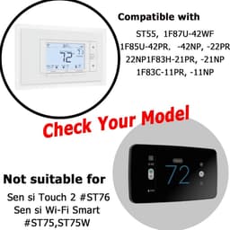 Wandmontageplaat voor Slimme Programmeerbare Thermostaat, Wit — thumbnail 3