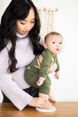 Onvergetelijke Baby Hand- en Voetafdruk Ornament Set — thumbnail 4