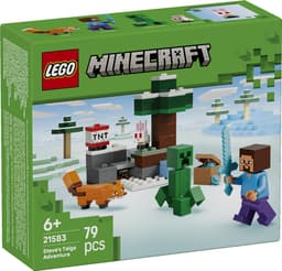 LEGO Minecraft Steve's Taiga-Avontuur Videogame Bouwpakket voor Kinderen - 21583 — thumbnail 12