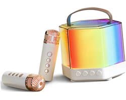 Draagbare Mini Karaoke Machine Microfoon en Luidspreker Karaoke Systeem voor Oefening Feesten en Vergaderingen